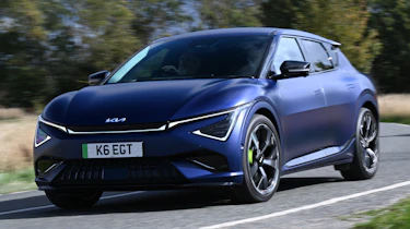 Kia EV6 GT - front cornering