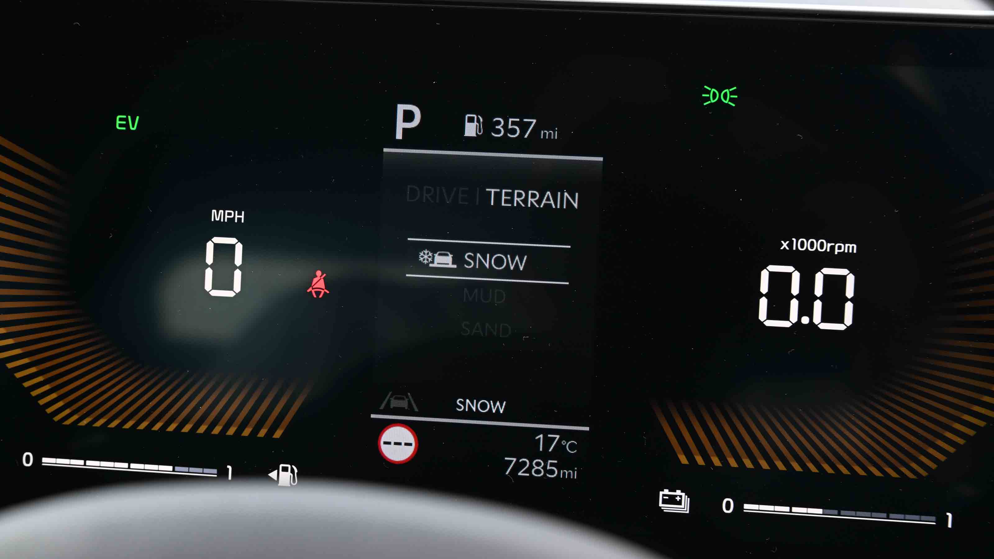 Kia Sorento - Terrain mode