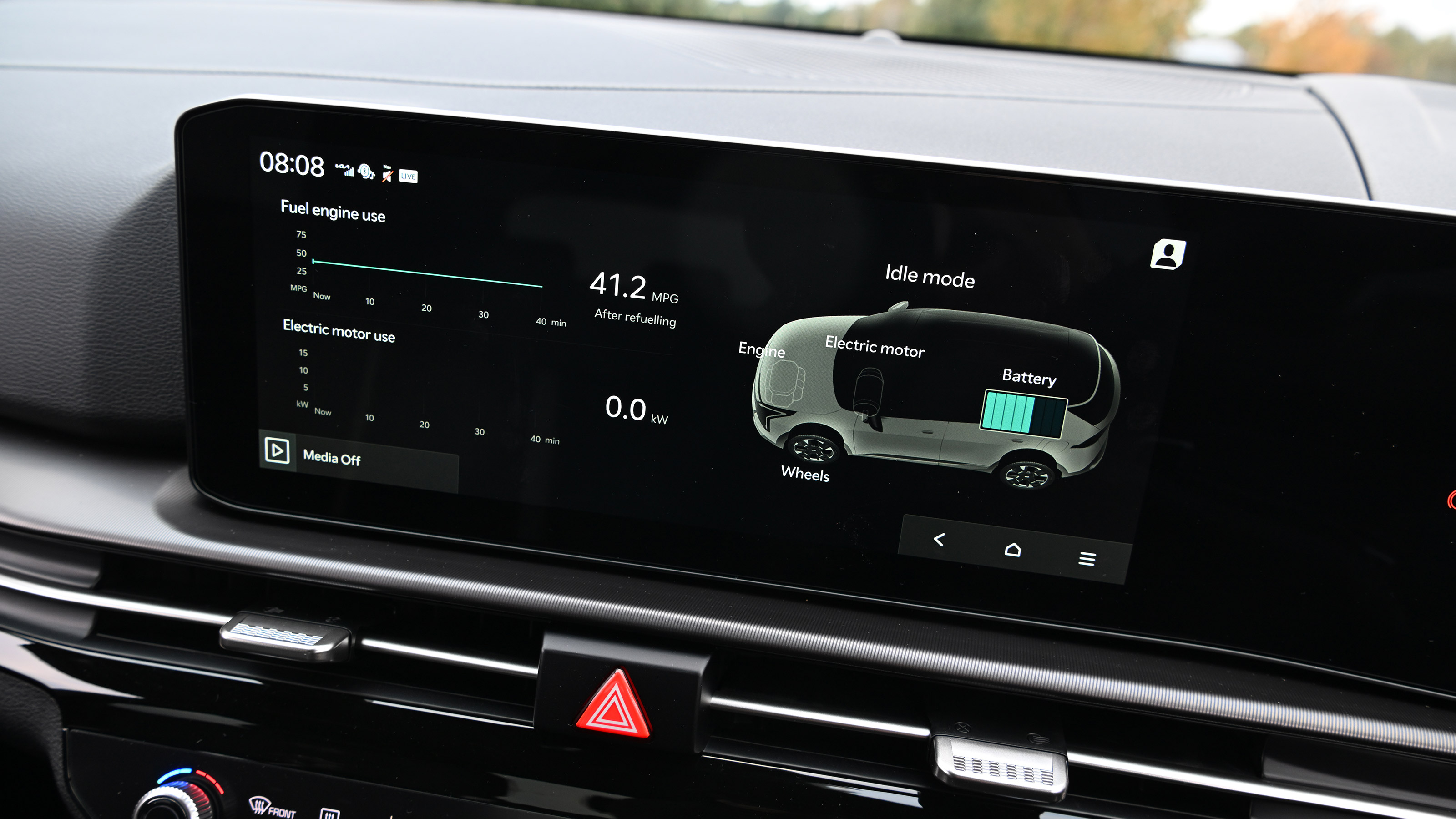 Kia Sportage UK - screen
