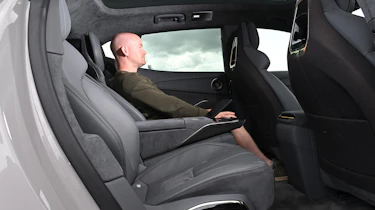 Alex Ingram sat in the Lotus Eletre