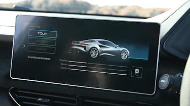 Lotus Emira Turbo SE - infotainment screen