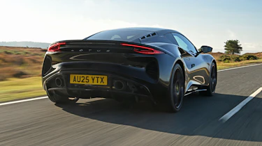 Lotus Emira Turbo SE - rear tracking