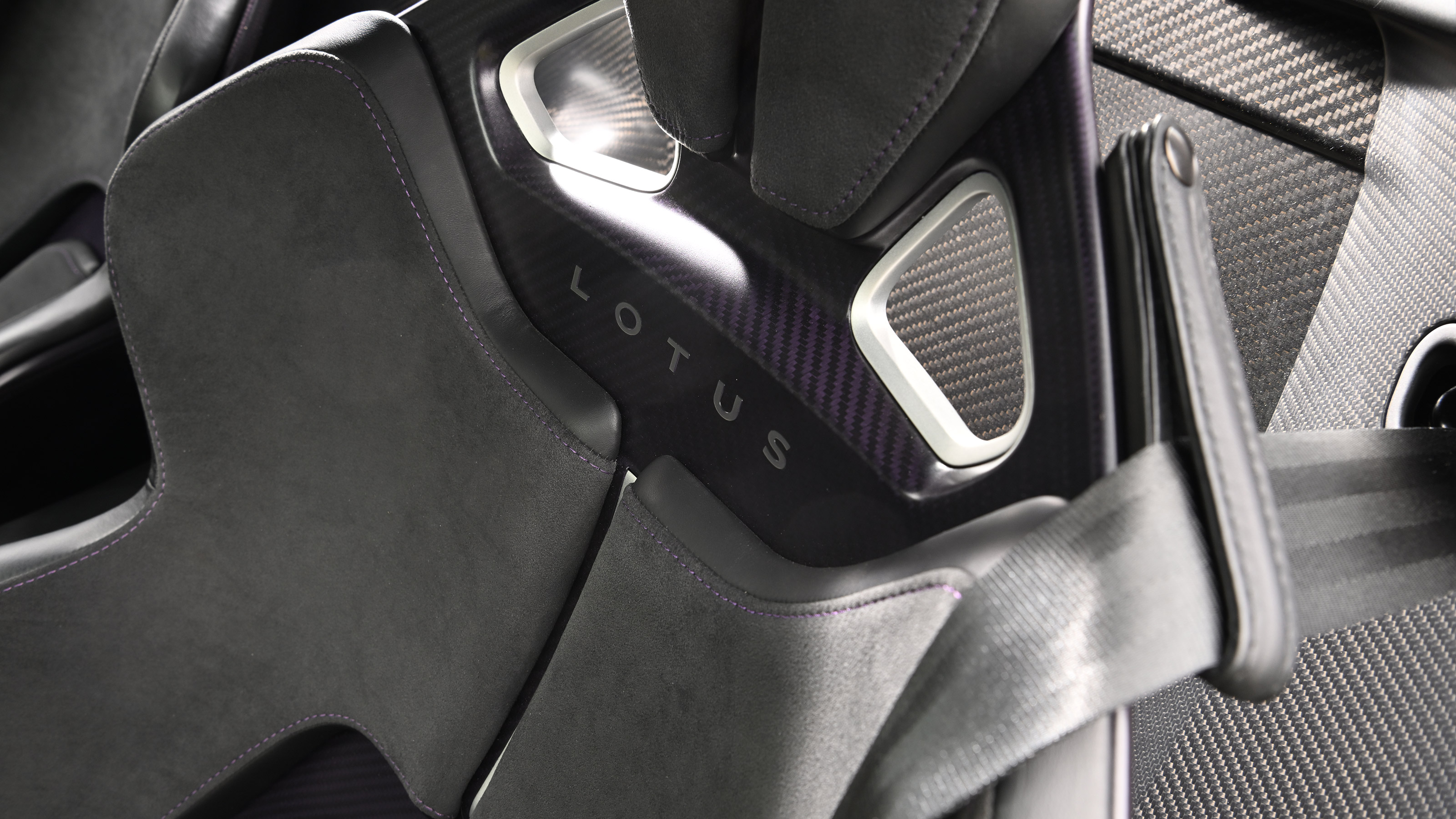 Lotus Evija - seat detail