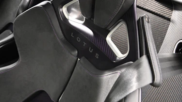 Lotus Evija - seat detail