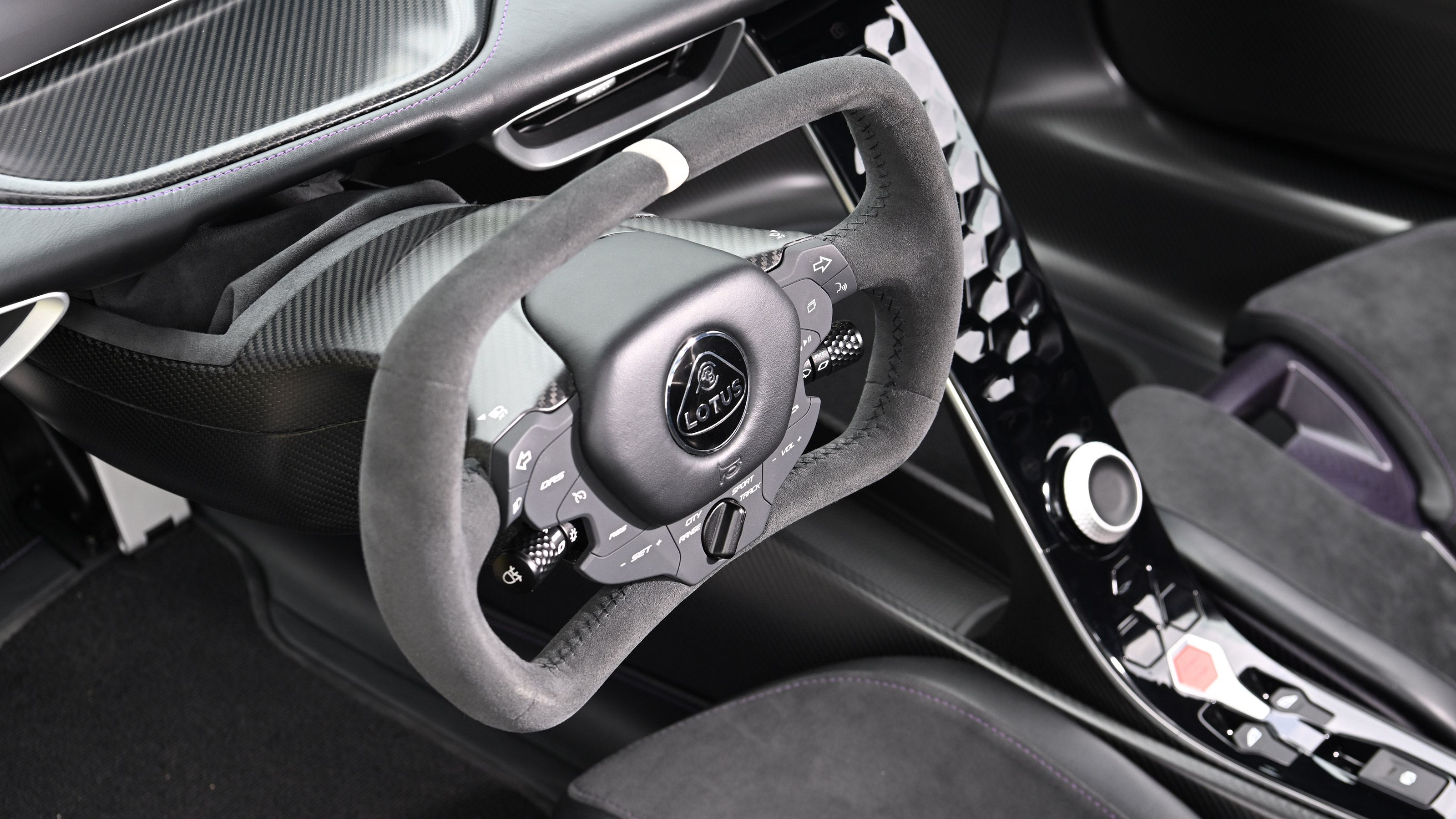 Lotus Evija - steering wheel