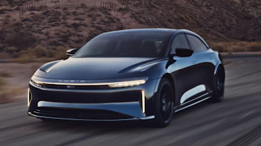 Lucid Air Sapphire - front tracking
