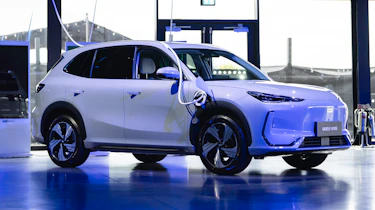 New Geely EX5 launch - side profile