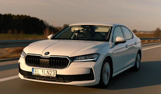 Record breaking Skoda Superb fuel run - car driven by Rally driver Miko Marczyk