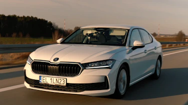 Record breaking Skoda Superb fuel run - car driven by Rally driver Miko Marczyk