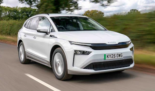 Skoda Enyaq - front tracking
