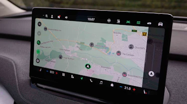 Skoda Enyaq - sat-nav screen