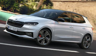 Skoda Fabia 130 - front cornering