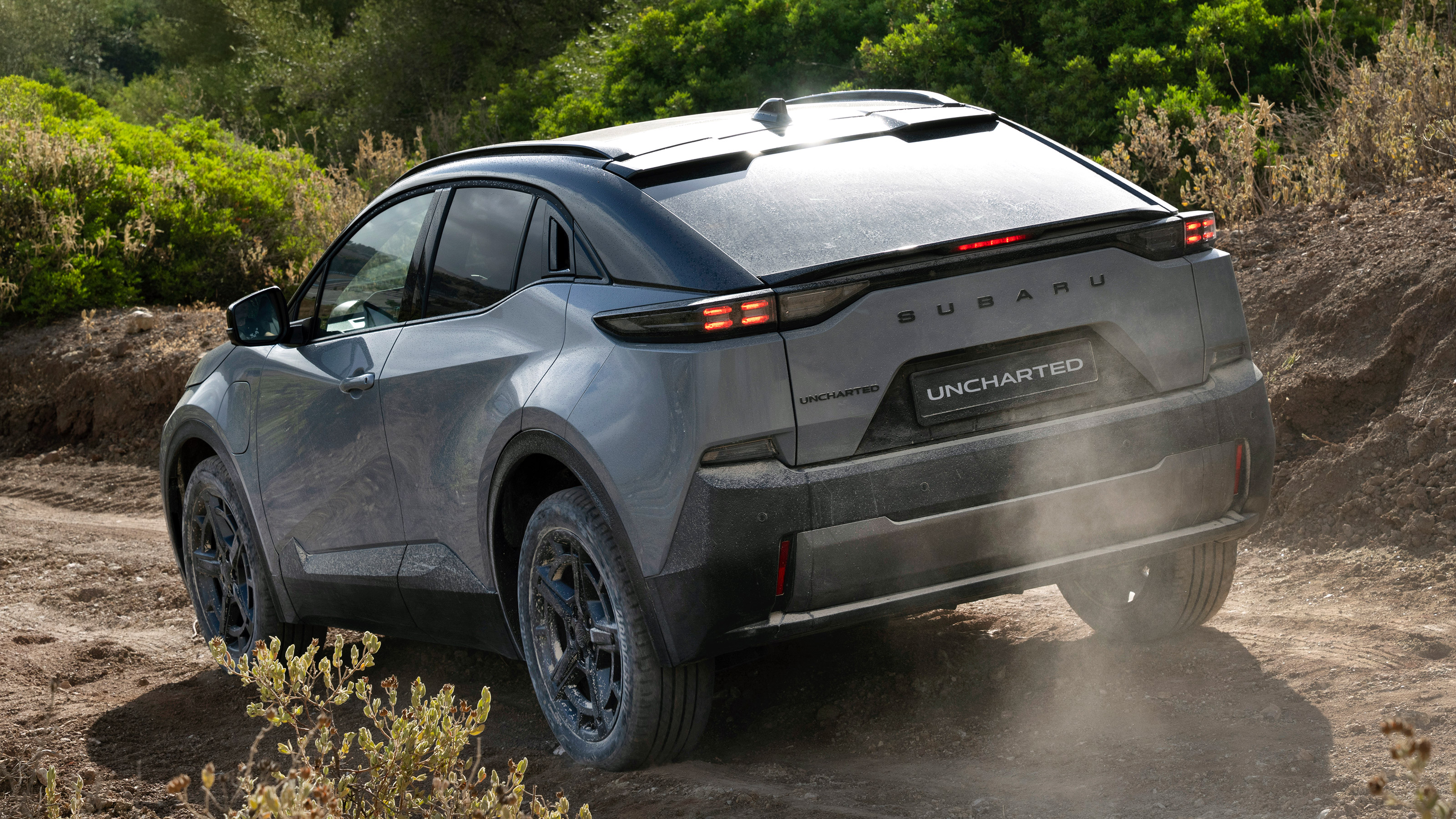Subaru Uncharted - rear off-road