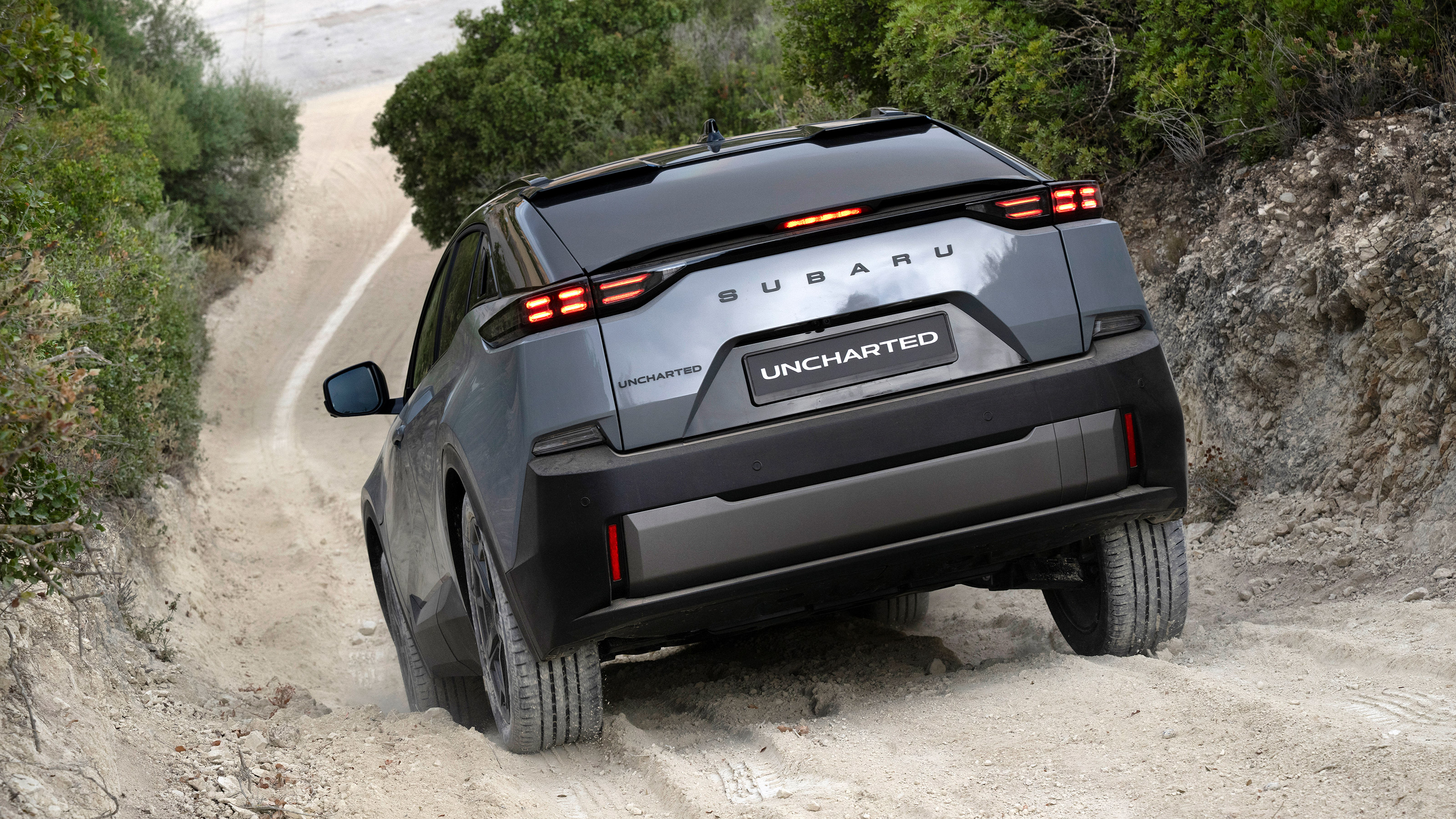 Subaru Uncharted - rear action