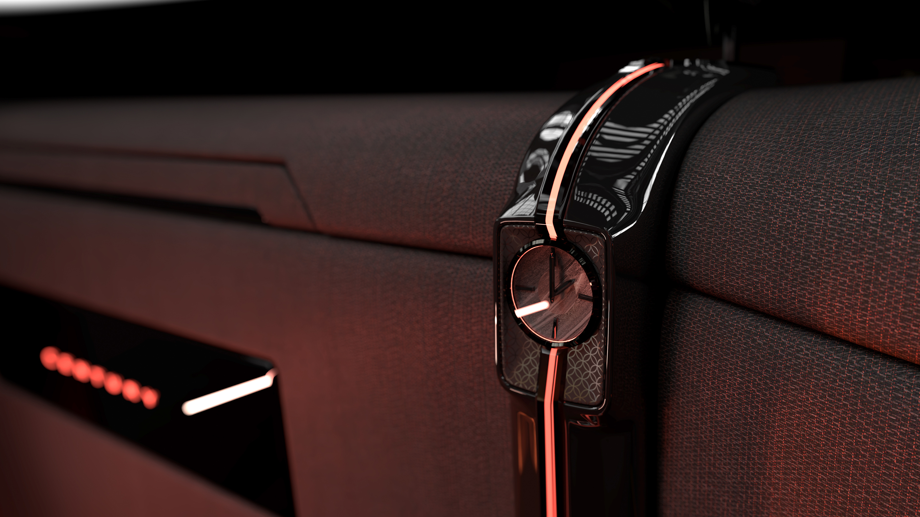 Toyota Century Coupe - clock