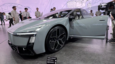 Toyota Corolla Concept - front door open Jordan Katsianis