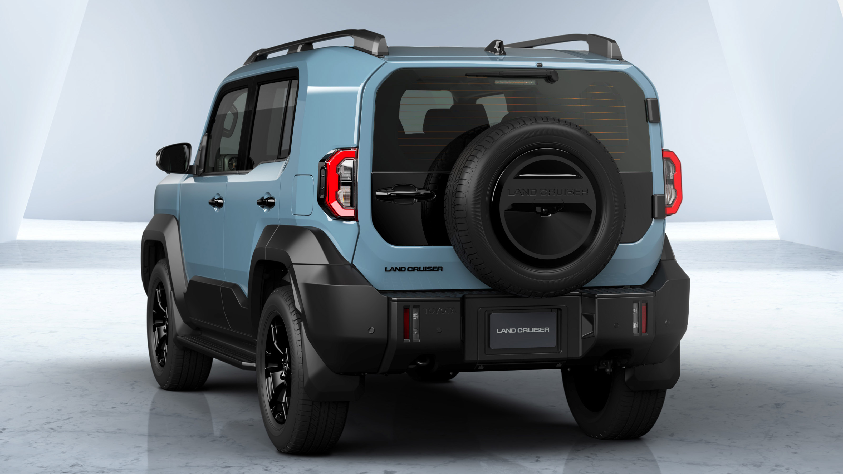 Toyota Land Cruiser FJ - rear/side blue