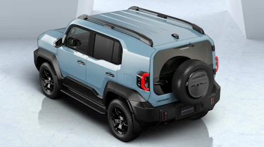 Toyota Land Cruiser FJ - above blue
