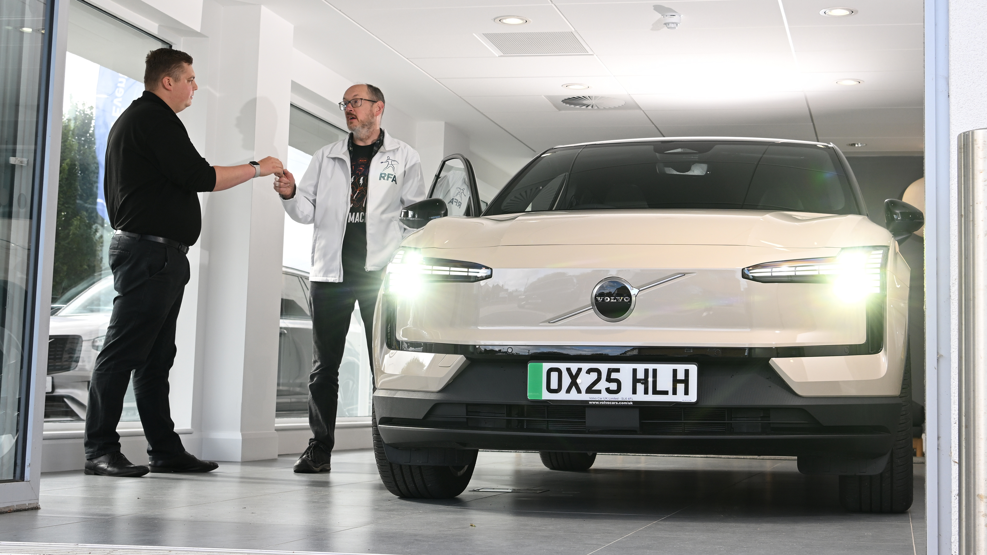 Volvo EX30 Extended Range RWD Plus long-term test - keys handover