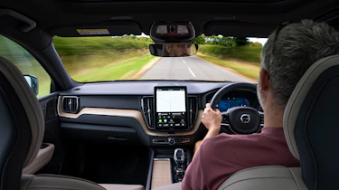 Auto Express deputy editor Richard Ingram driving the Volvo XC60