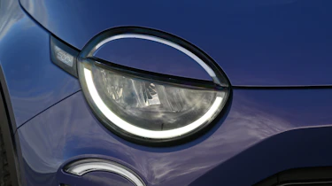 Abarth 600e Scorpionissima - front light