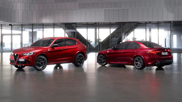 Alfa Romeo Giulia and Stelvio Quadrifoglio Colleziones - front and rear