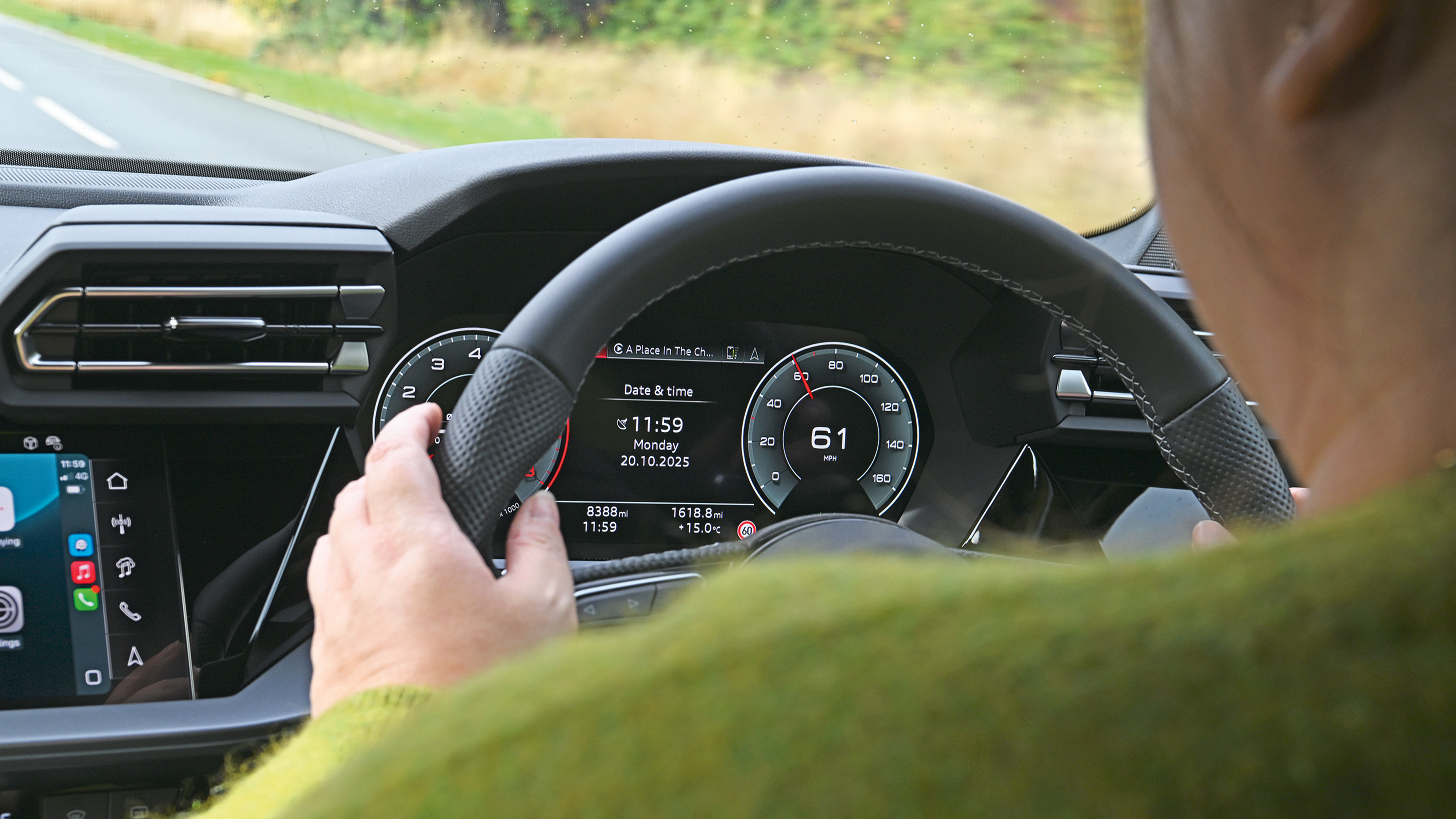 Audi A3 driver view