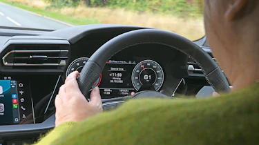 Audi A3 driver view