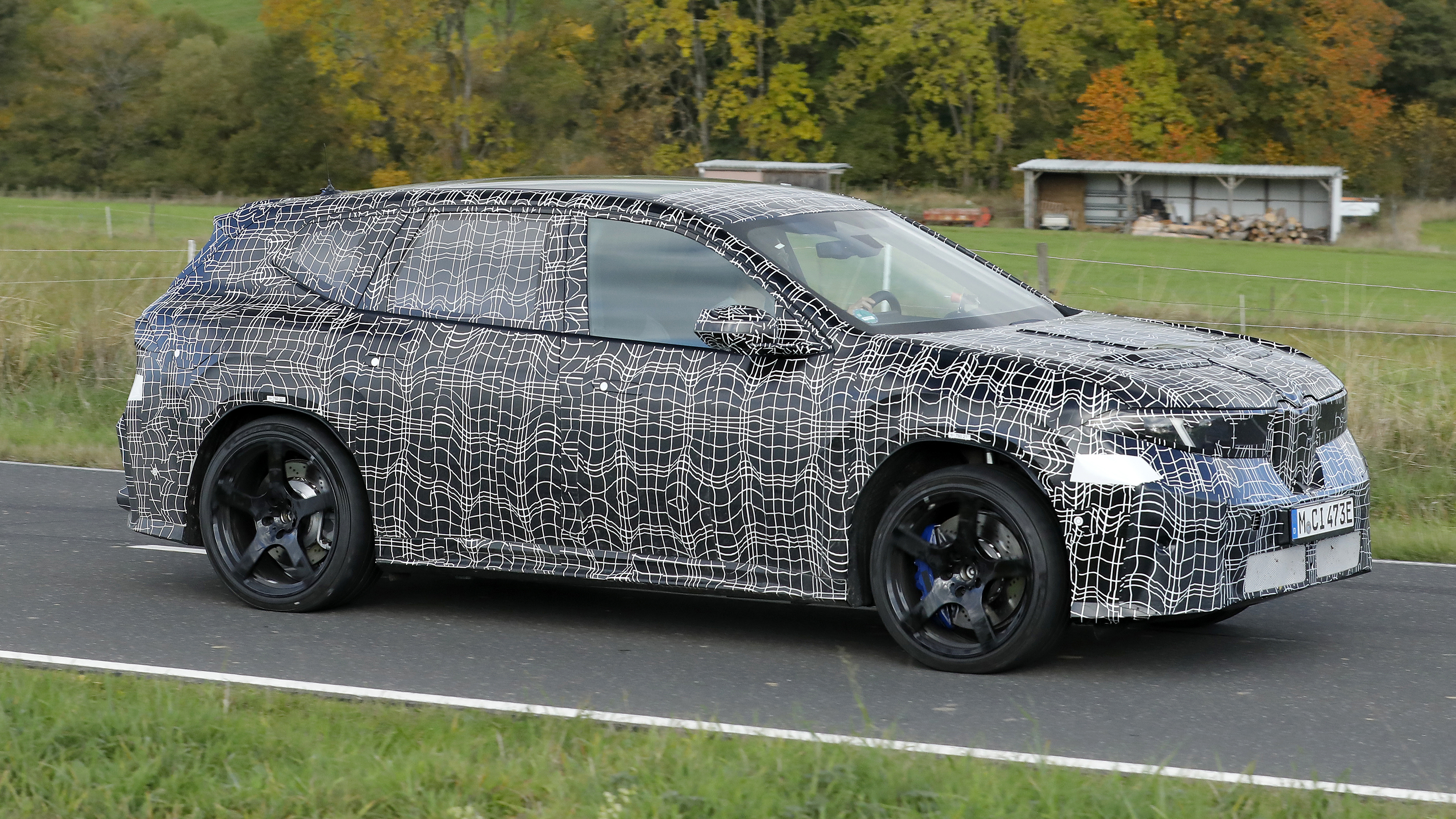 BMW iX3 M - dynamic front angled