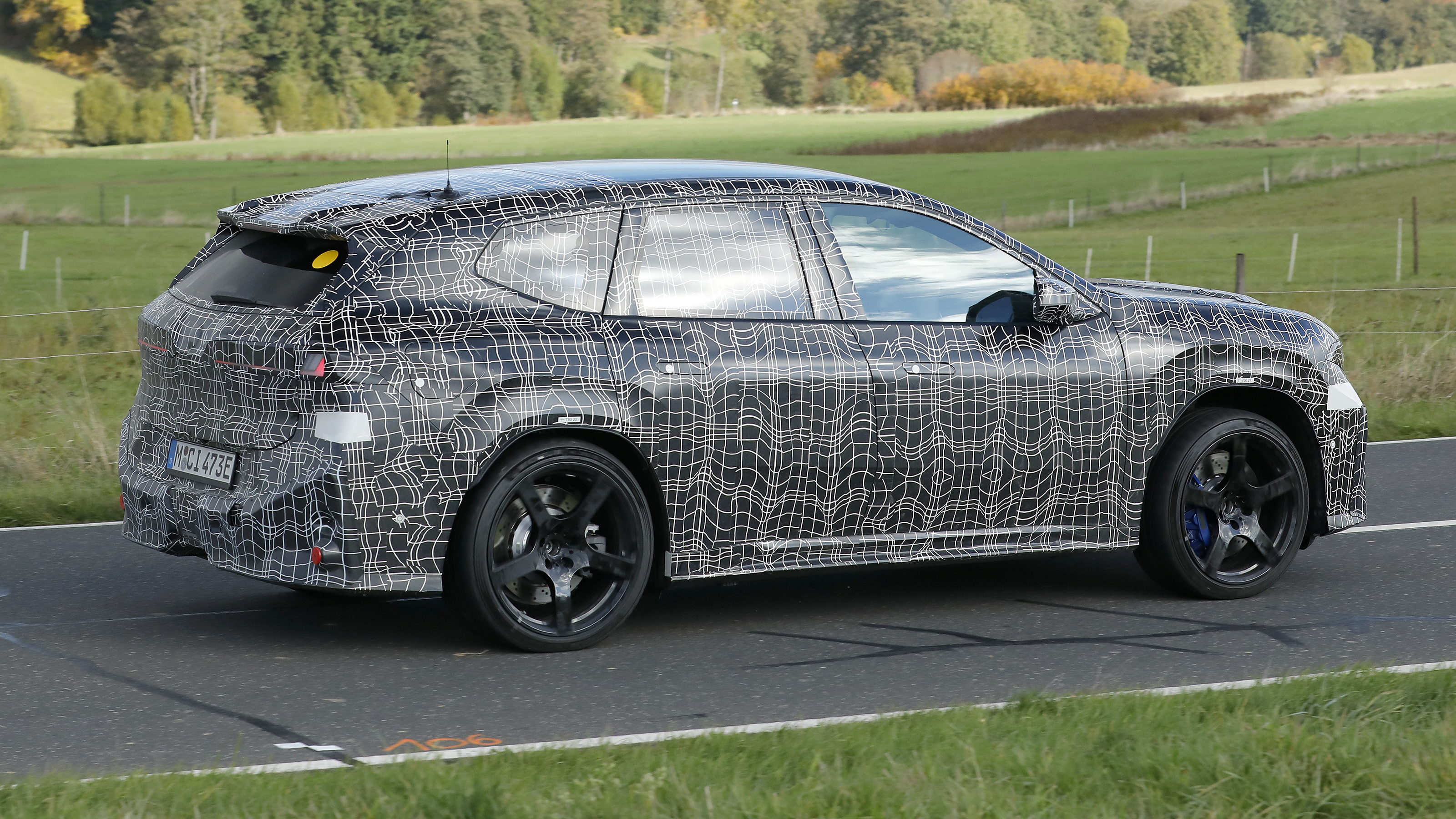 BMW iX3 M - dynamic rear angled