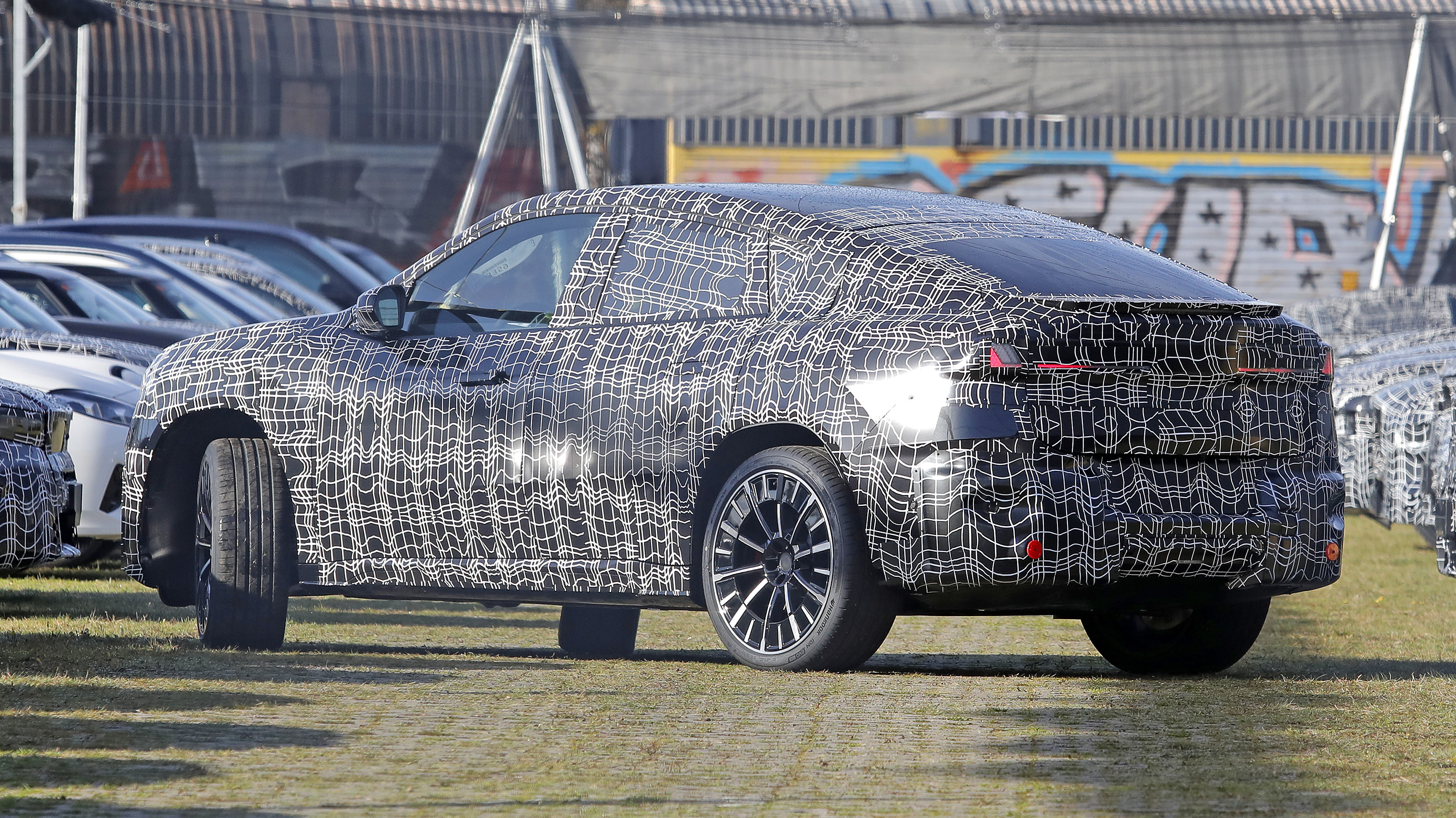 BMW iX4 - rear angled