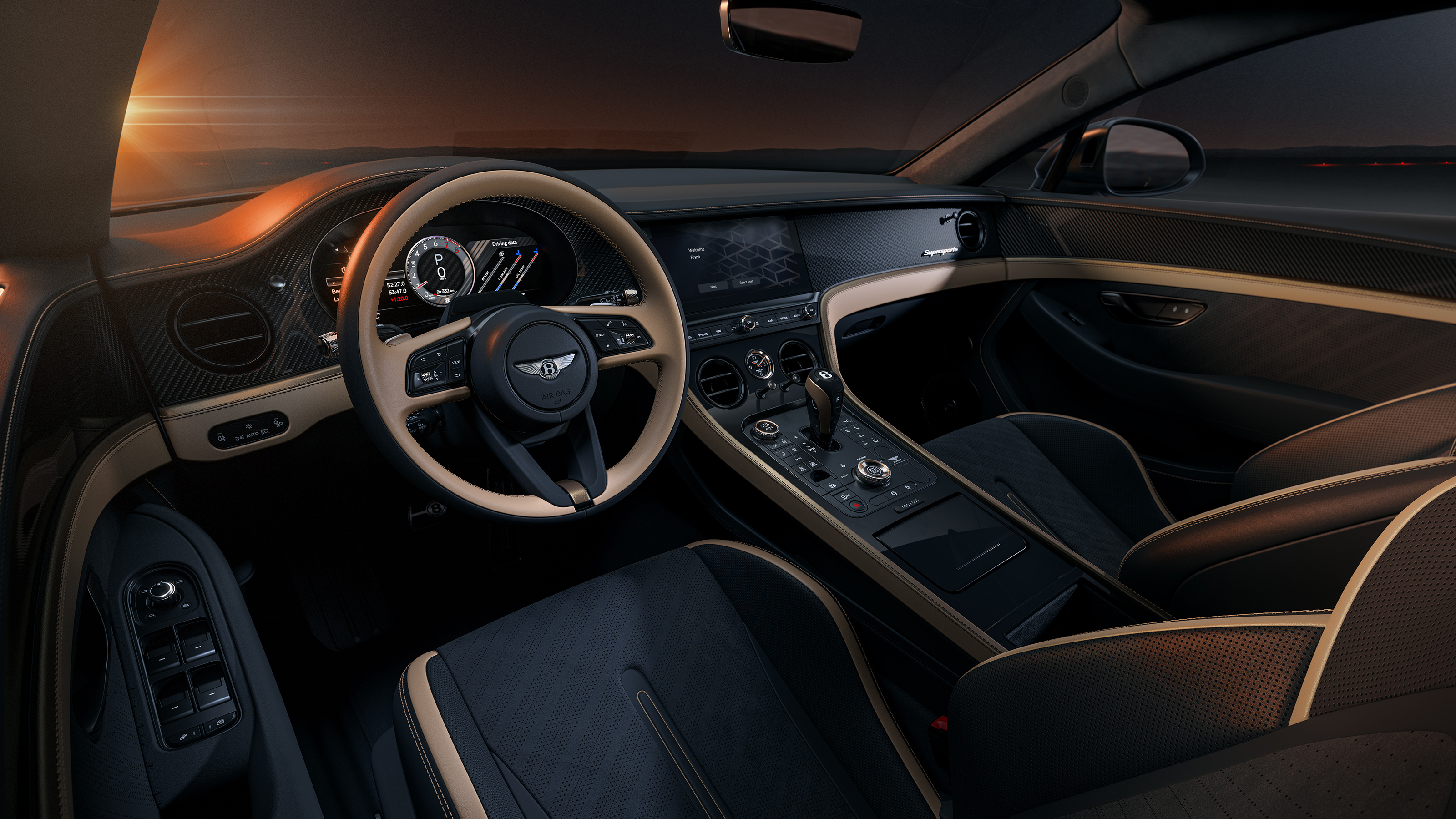 Bentley Supersports interior