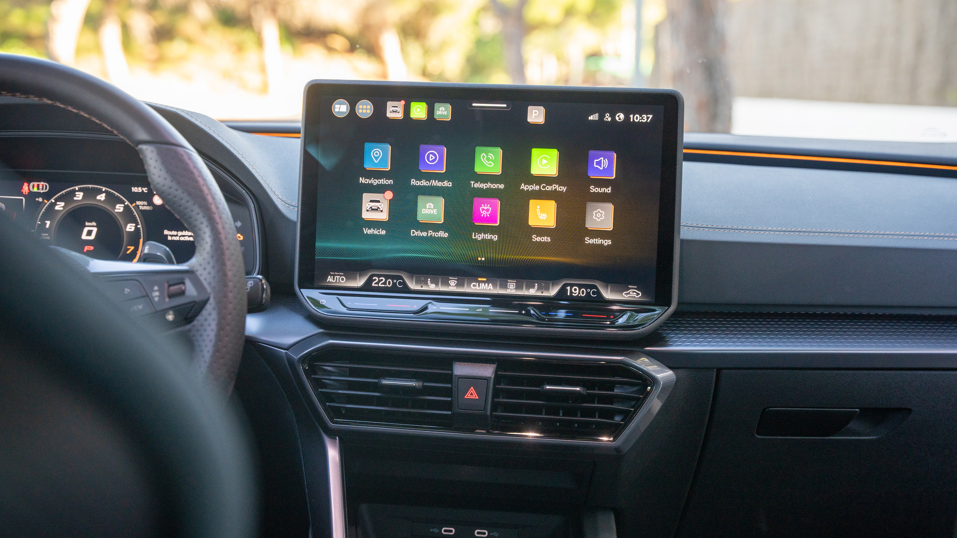 Cupra Formentor VZ5 - screen