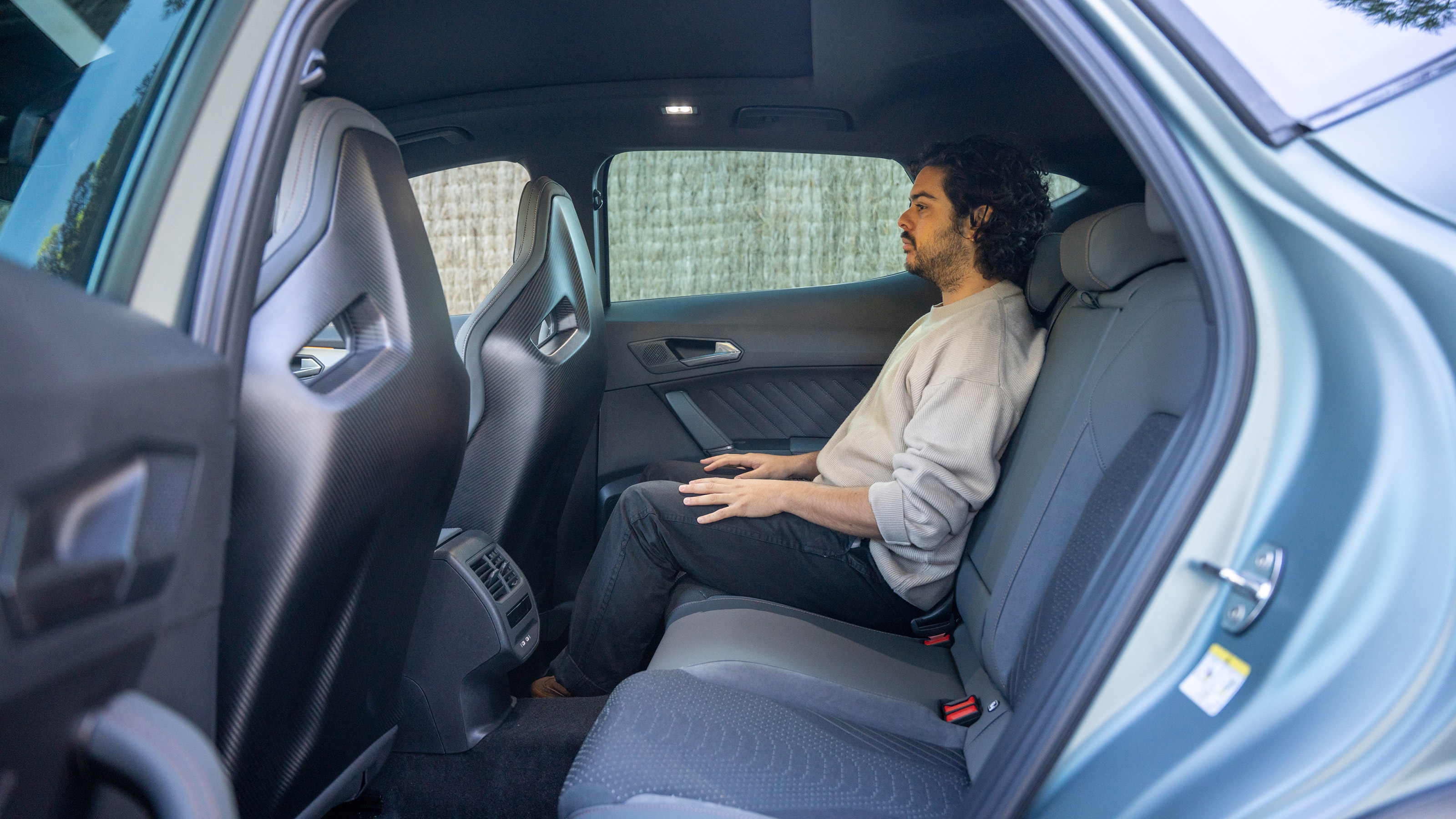 Jordan Katsianis sat in the Cupra Formentor VZ5