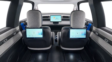 Waymo self-driving car interior