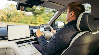 Alastair Crooks driving the Geely EX5