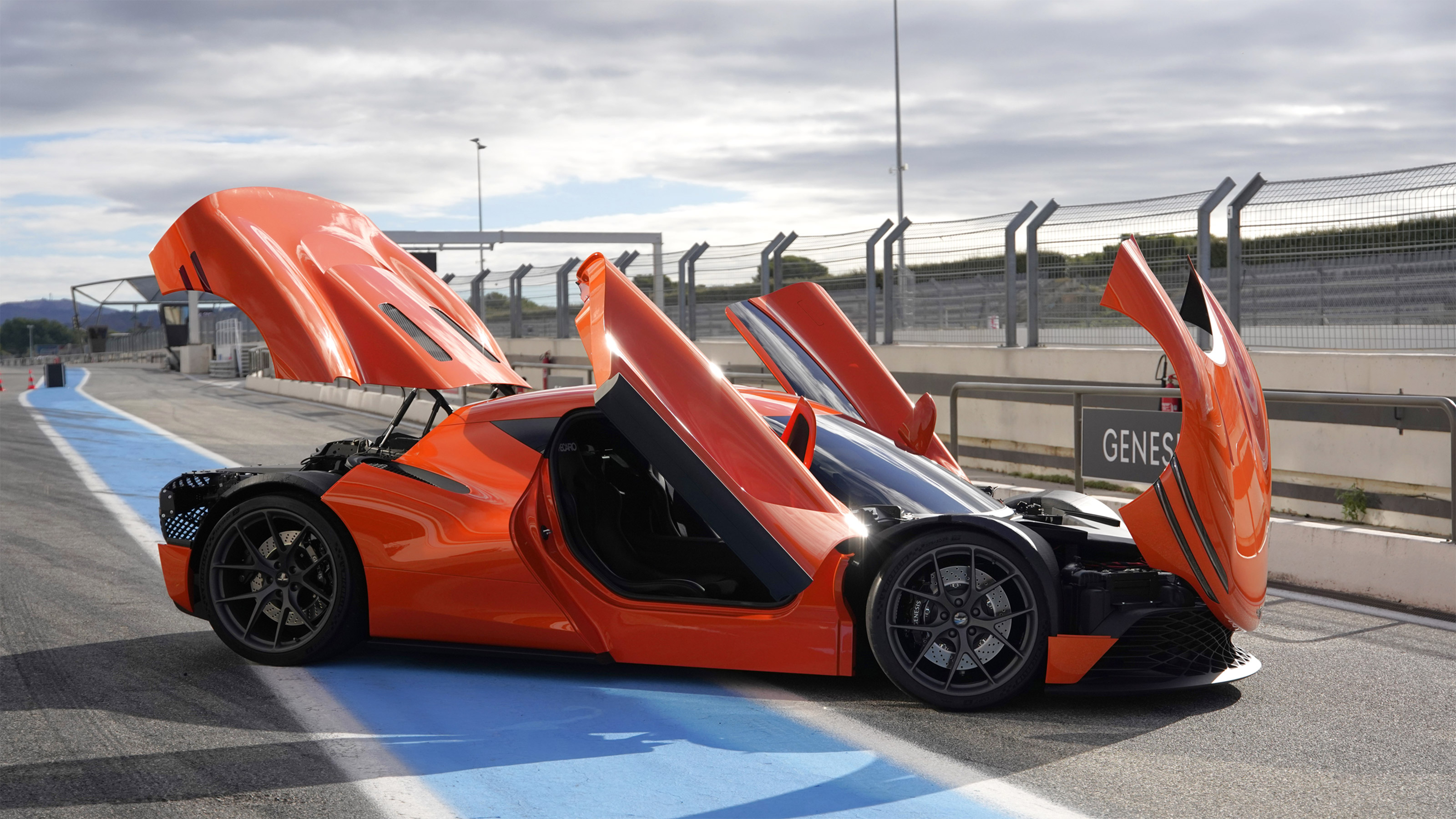 Genesis Magma GT supercar - doors open