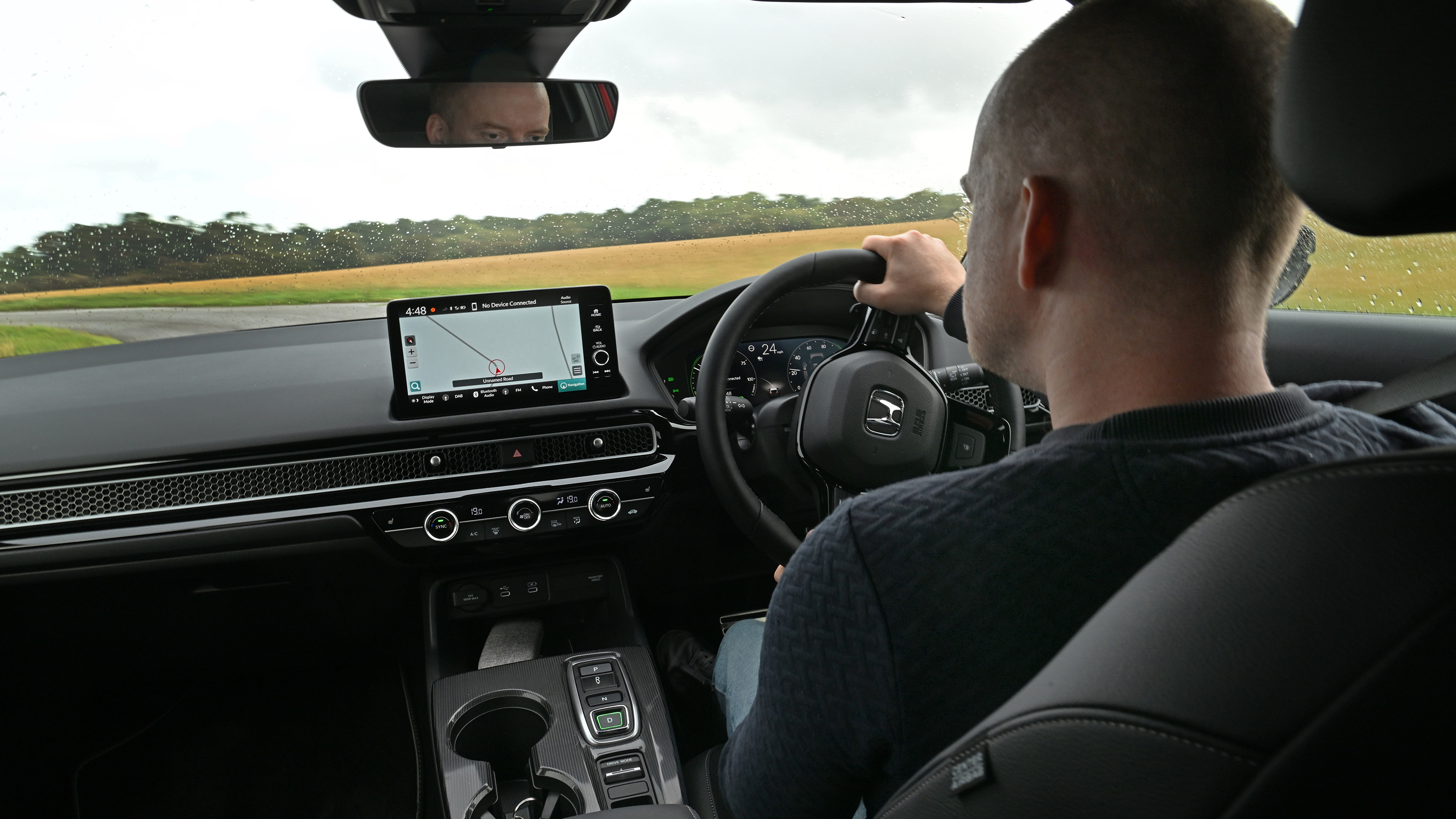 Auto Express special contributor Alex Ingram driving the Honda Civic 