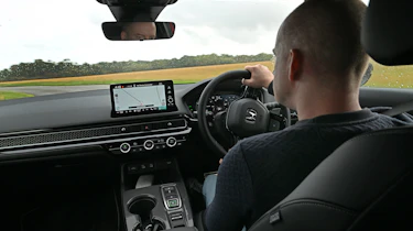 Auto Express special contributor Alex Ingram driving the Honda Civic