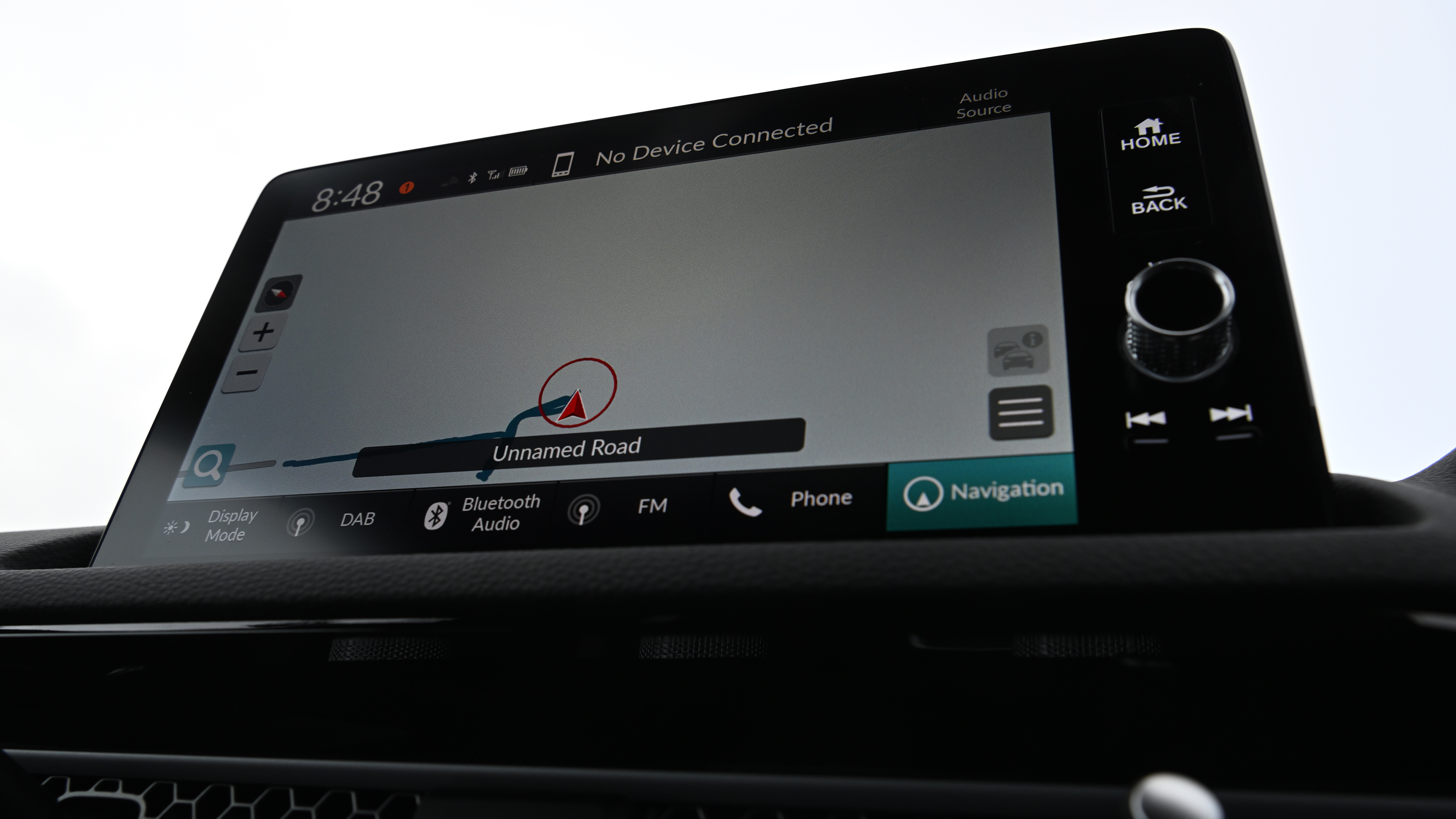 Honda Civic - infotainment screen