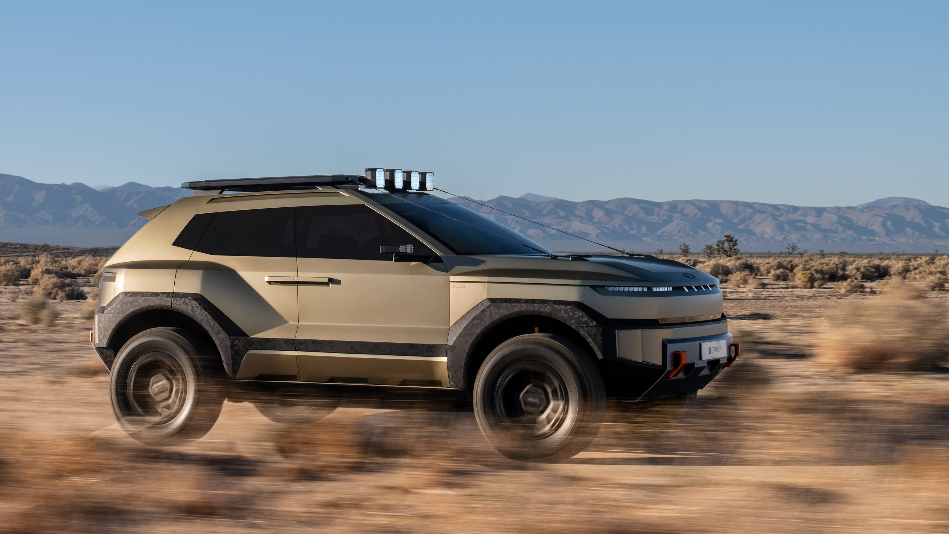 Hyundai Crater concept - front action