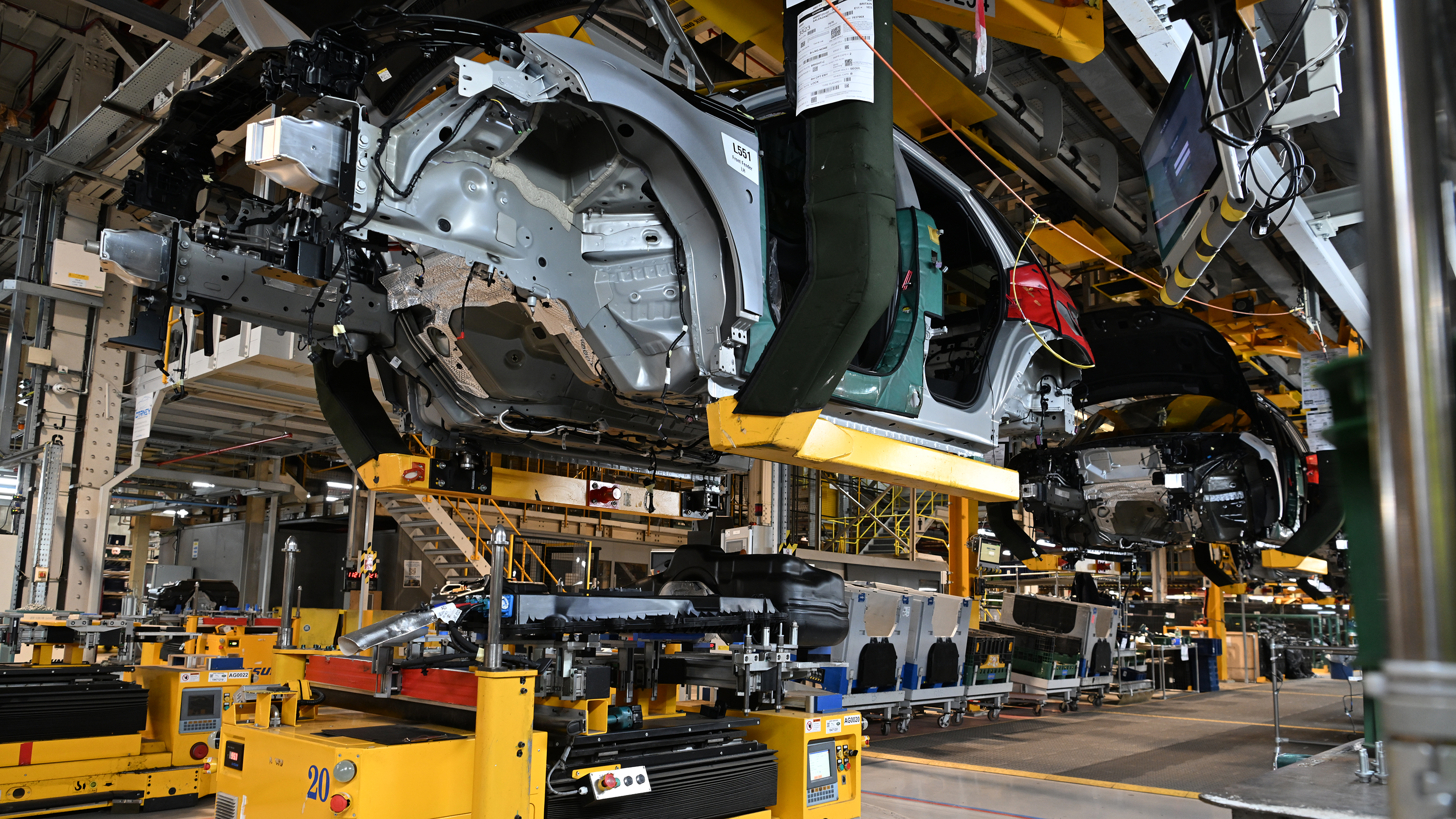 Jaguar's Halewood production line 