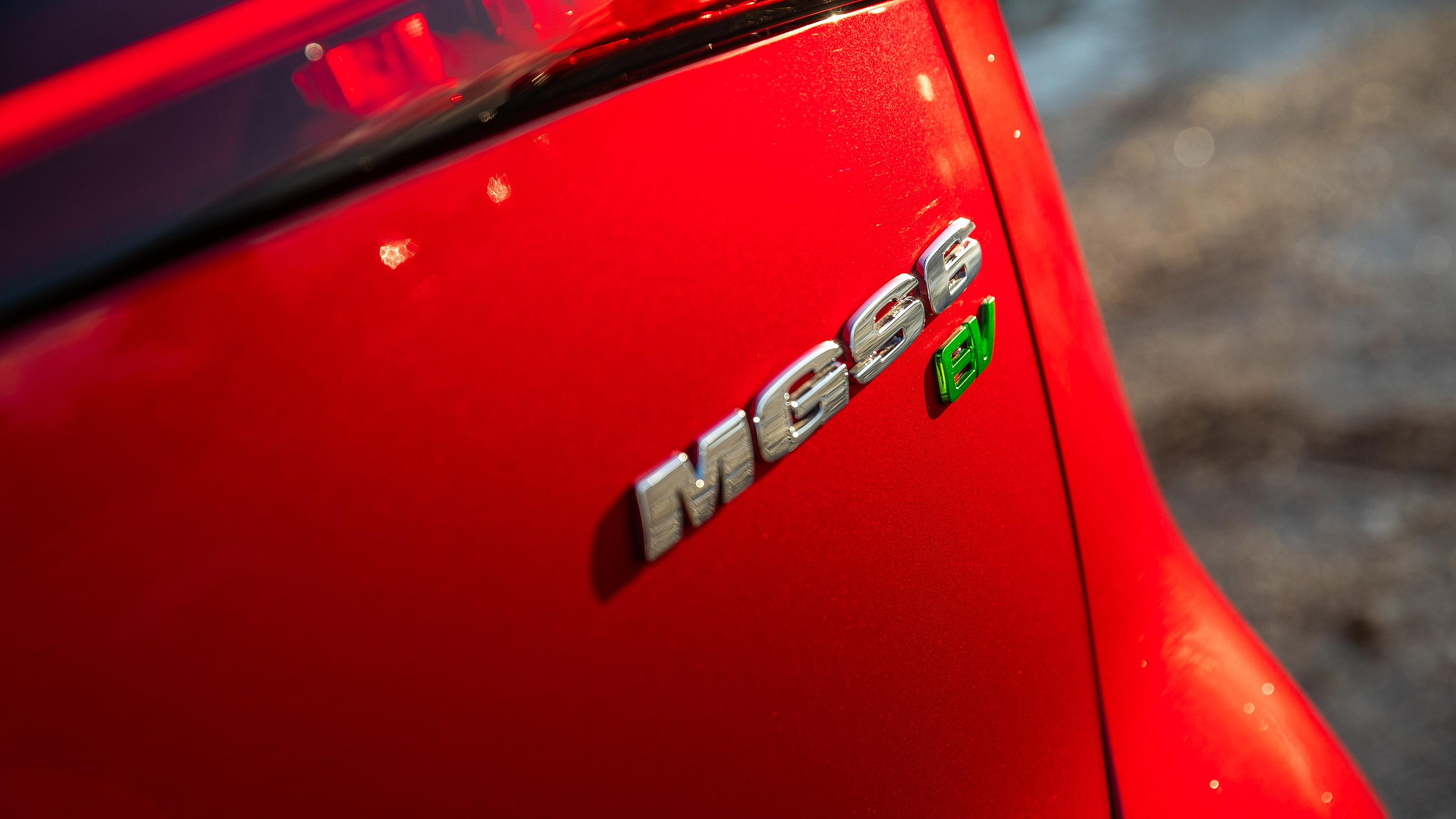 MGS6 EV - rear badge