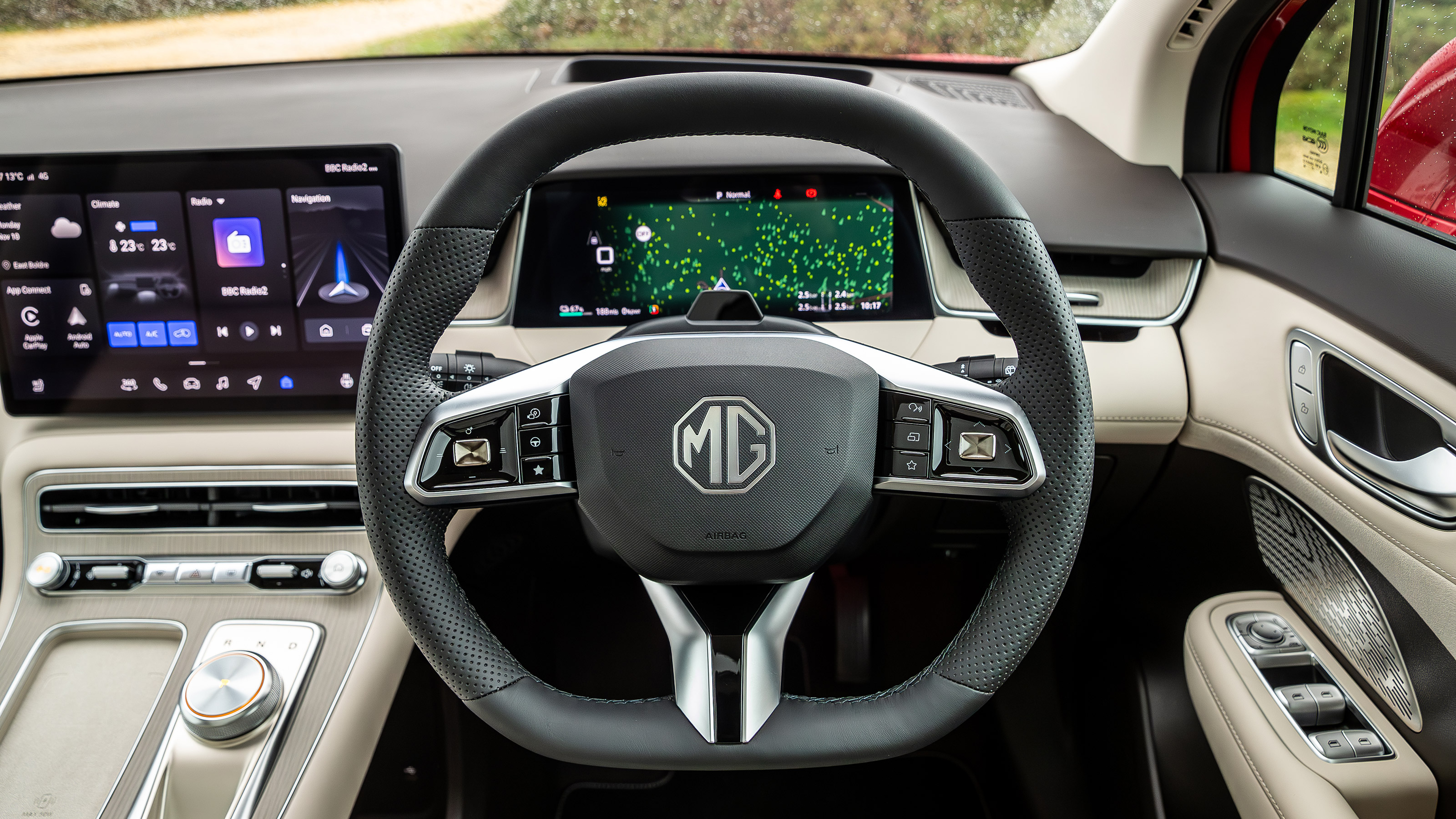 MGS6 EV - steering wheel