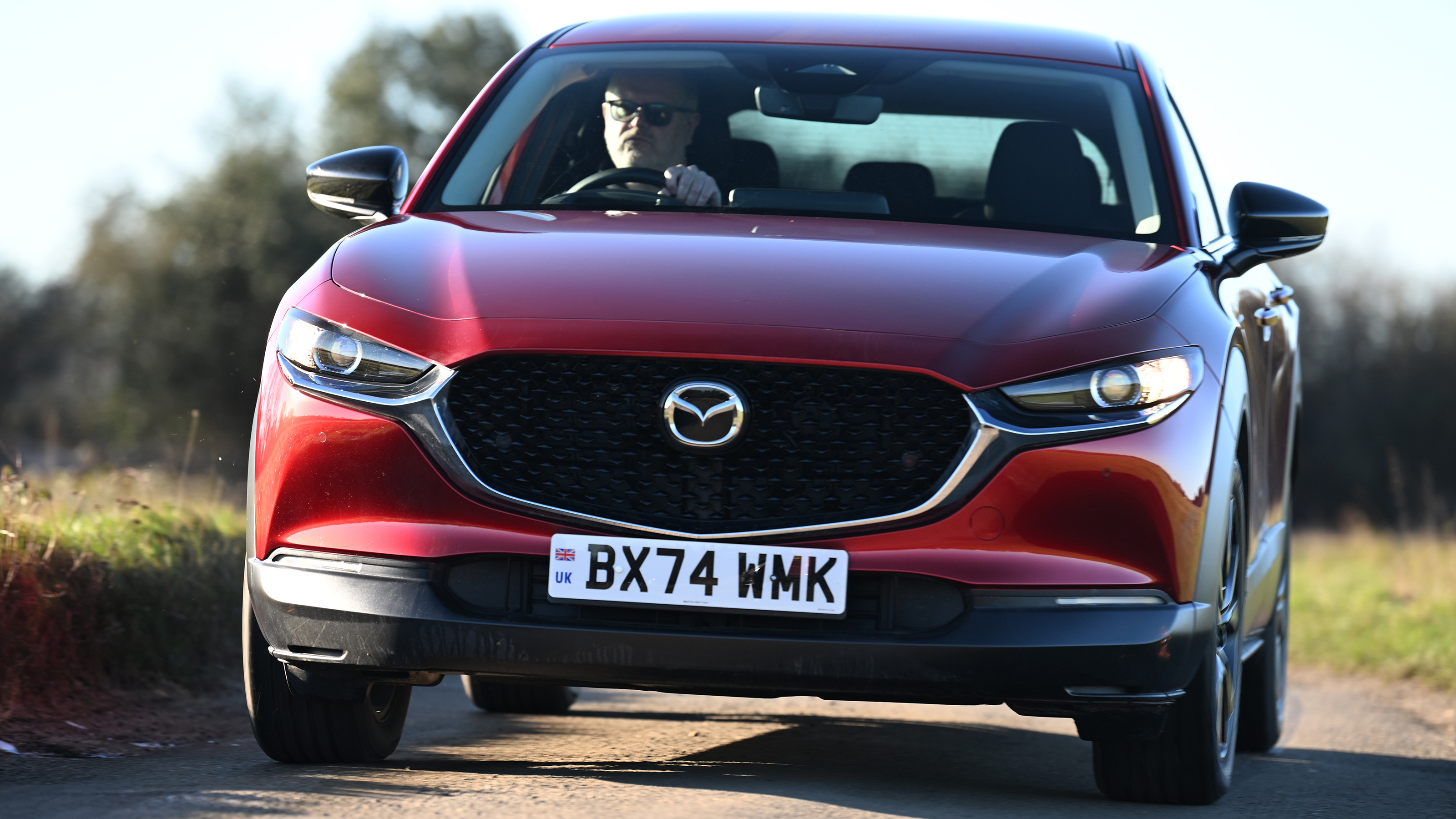 Mazda CX-30 Homura - front cornering