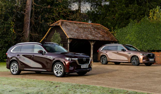 Mazda CX-80 - red and beige