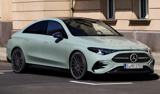 Mercedes CLA hybrid - front angled