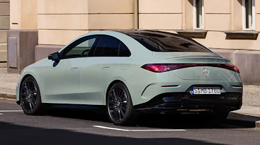Mercedes CLA hybrid - rear angled