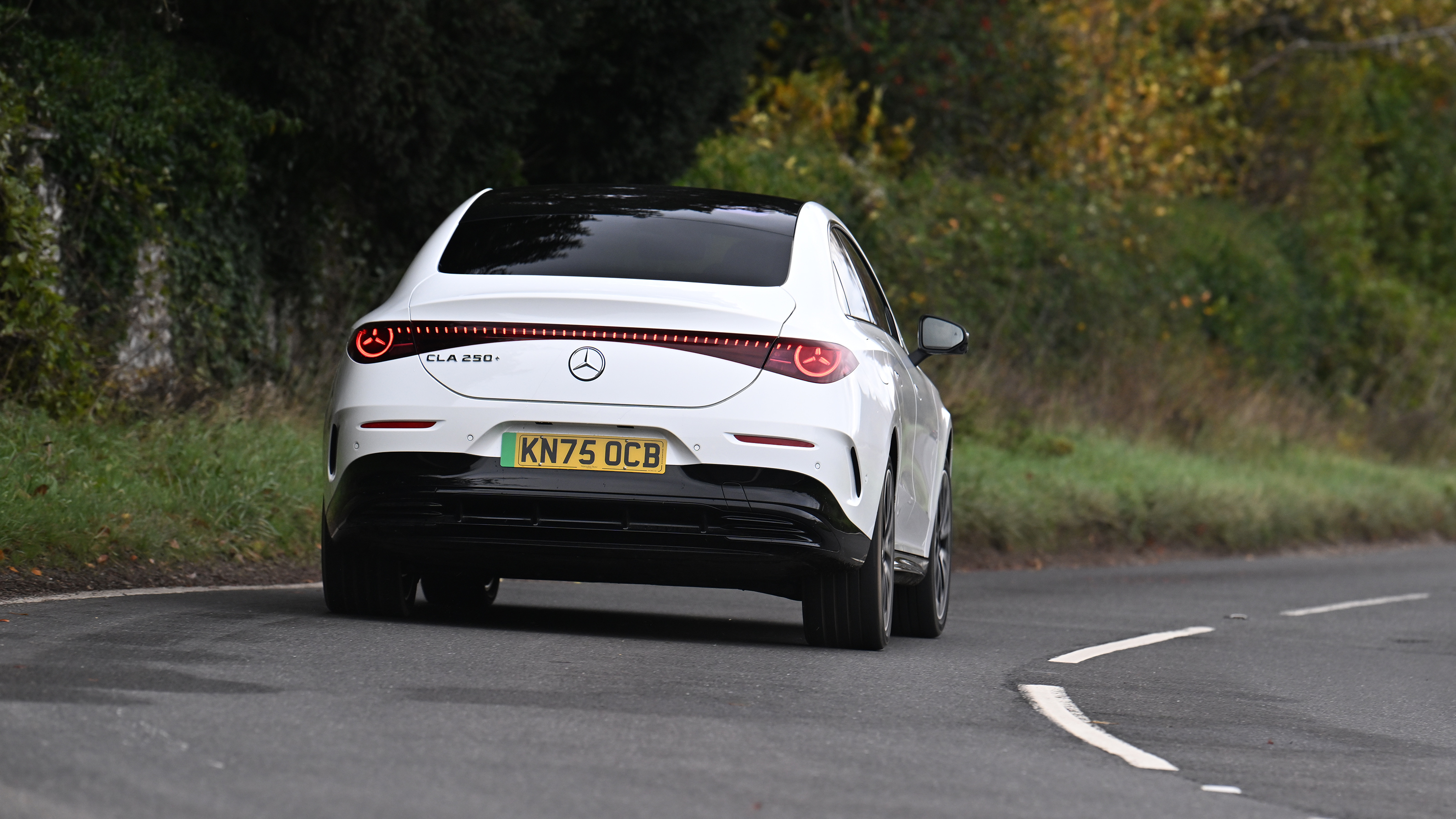 Mercedes CLA - rear cornering
