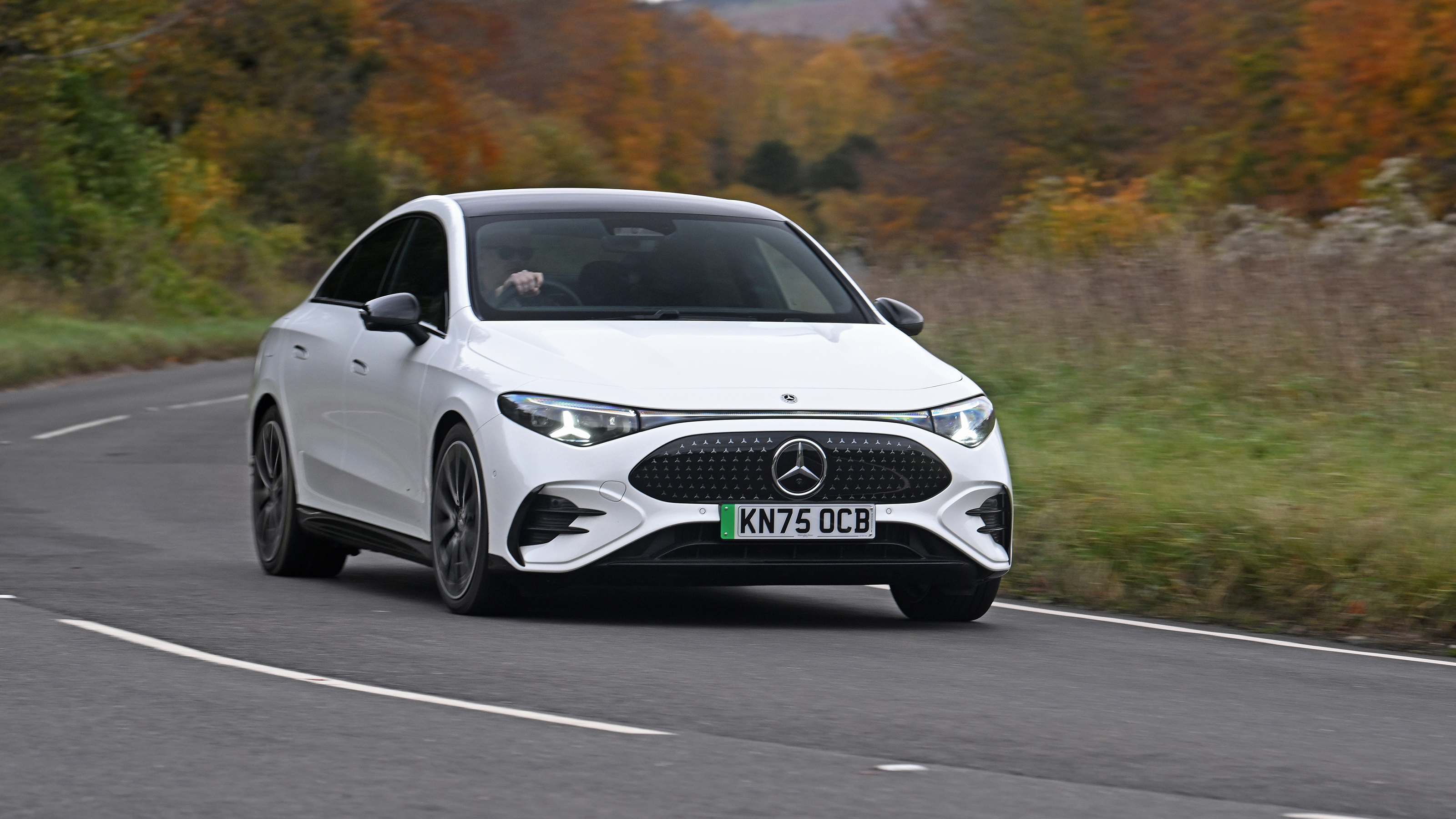 Mercedes CLA - front cornering